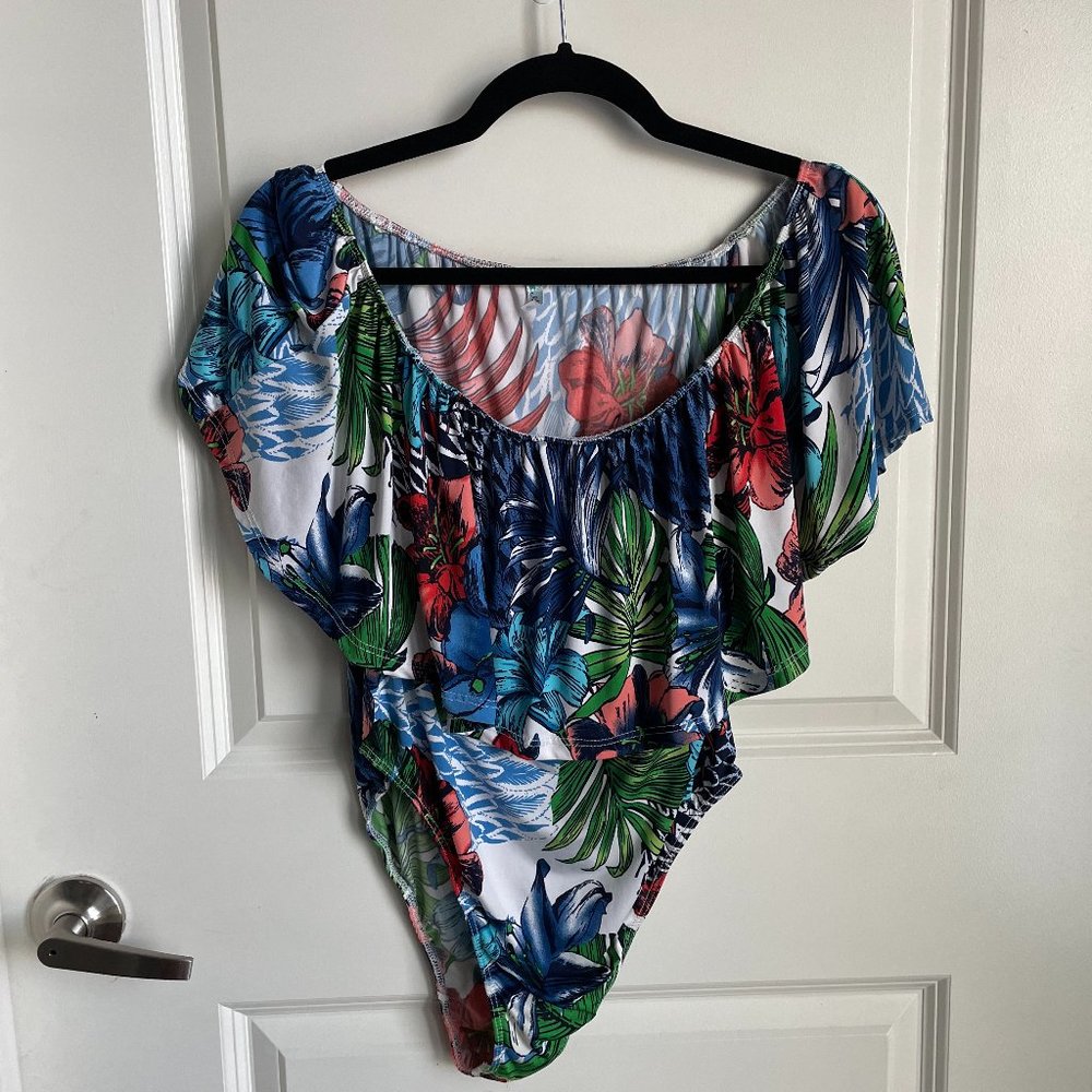 Floral Off The Shoulder Body Suit